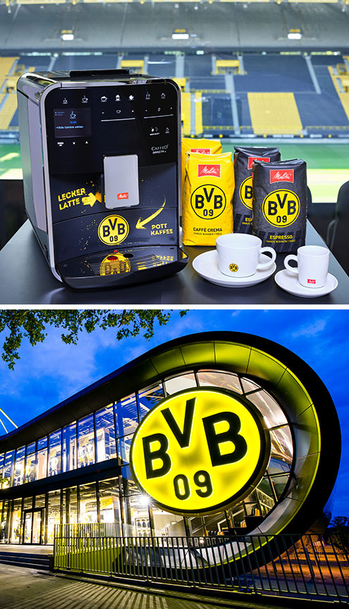 Melitta ist offizieller Kaffeepartner des BVB