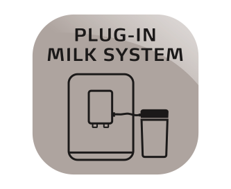 Wbudowany system spieniania mleka