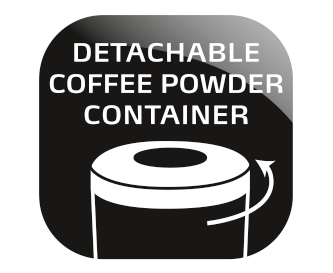 Removable coffee container